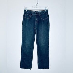 Nautica Boy's Dark Wash Straight-Leg Jeans